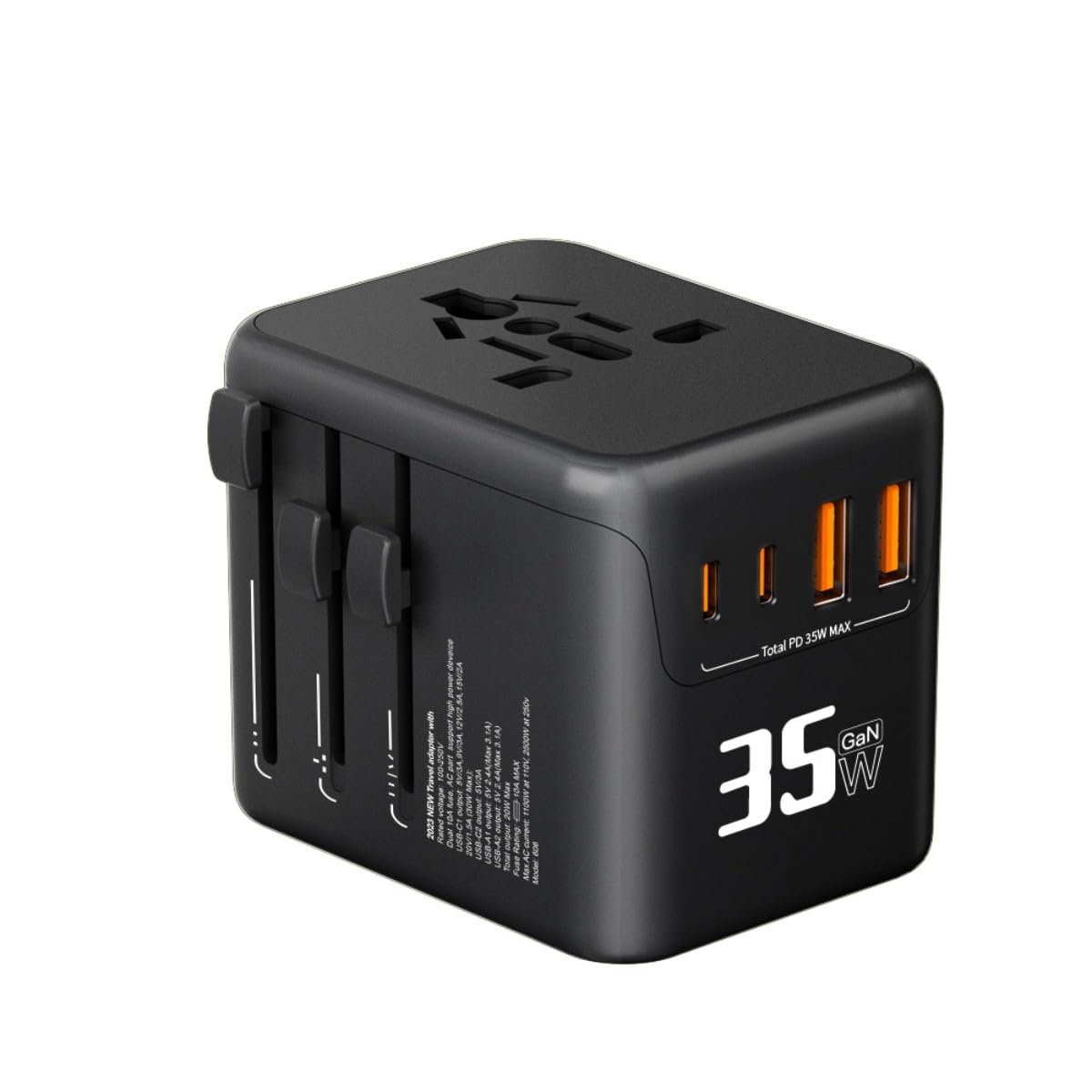 Amazon.co.jp: Figoday 超小型220 V～100 V 変圧器 正弦波トランス多